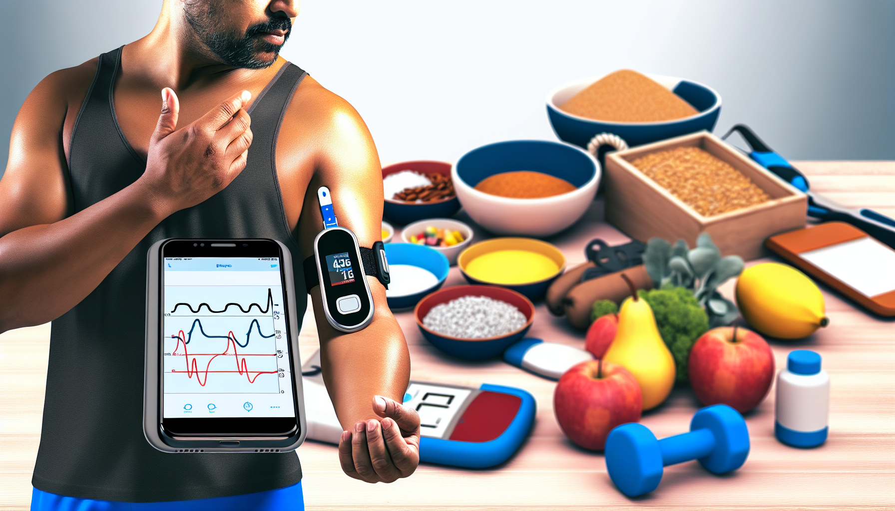 持続血糖測定器（CGM）による血糖値モニタリング